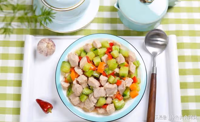 鮮香多汁！胡蘿蔔裡脊肉丁，顛覆你對傳統菜品的味覺想像！