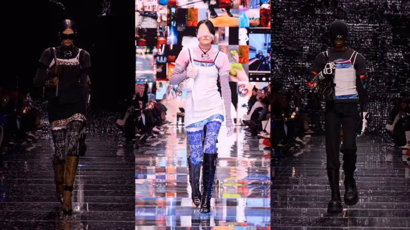 巴黎時裝周｜BALENCIAGA榮登最怪秀　成堆內衣變禮服大玩諷刺遊戲