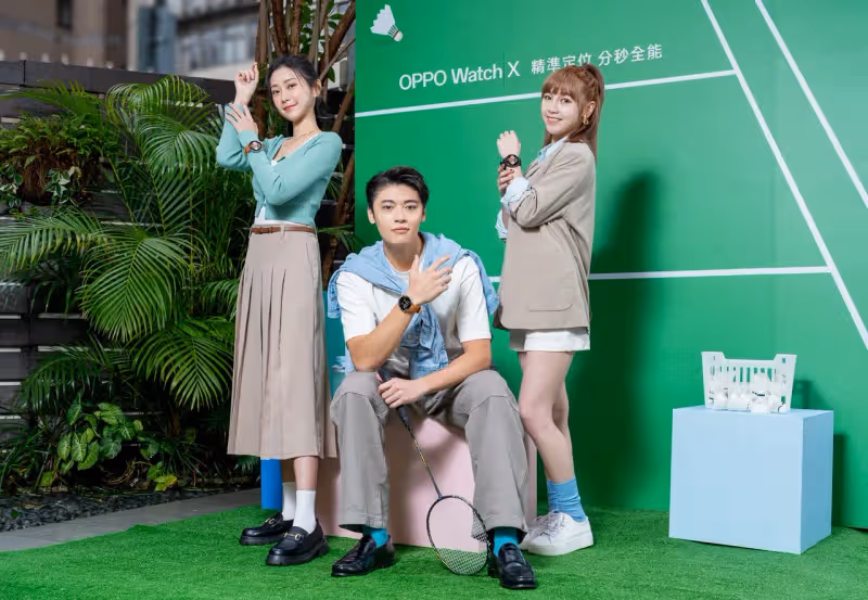 1萬1有找！OPPO雙頻GPS智慧錶 Watch X 登台　100小時續航領先業界