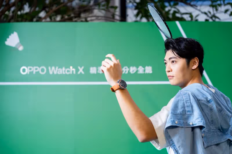 1萬1有找！OPPO雙頻GPS智慧錶 Watch X 登台　100小時續航領先業界