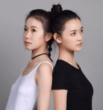 有一種公平遺傳叫蔣依依姐妹,上帝吻了妹妹的臉,卻給了姐姐好身材