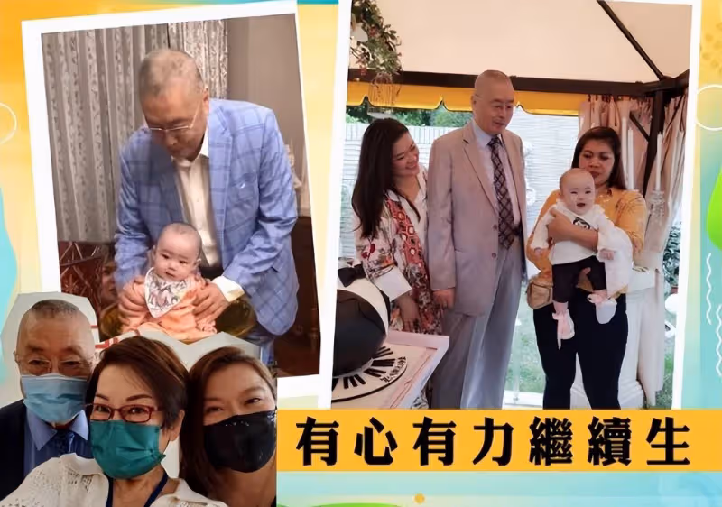 劉詩昆豪宅辦85歲生日宴,懷抱3歲貝貝吹蠟燭,孫穎喝紅酒顯微醺