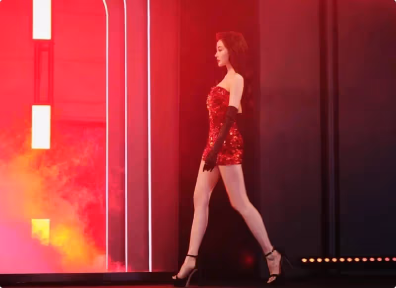 「少女胯」與「模特胯」有何區別?看張天愛趙昭儀站姿,就知道了