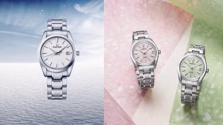 Grand Seiko新作齊發　雪白錶盤、粉紅淺綠限定色好難抉擇