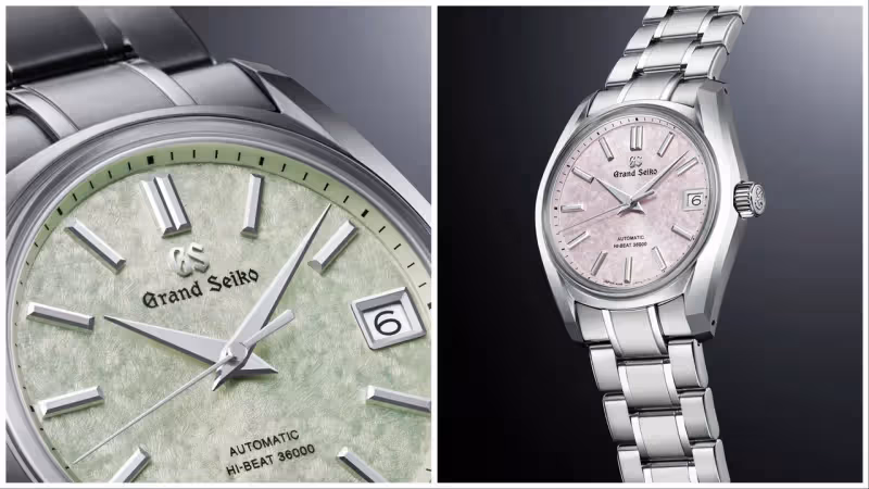 Grand Seiko新作齊發　雪白錶盤、粉紅淺綠限定色好難抉擇