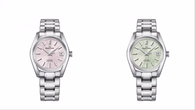 Grand Seiko新作齊發　雪白錶盤、粉紅淺綠限定色好難抉擇