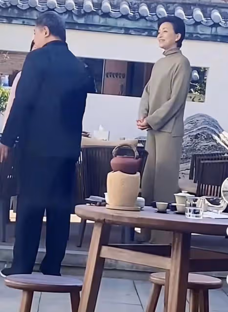 楊瀾攜夫爬山,臉上皺紋真實明星,但穿衝鋒衣落落大方氣質仍優雅