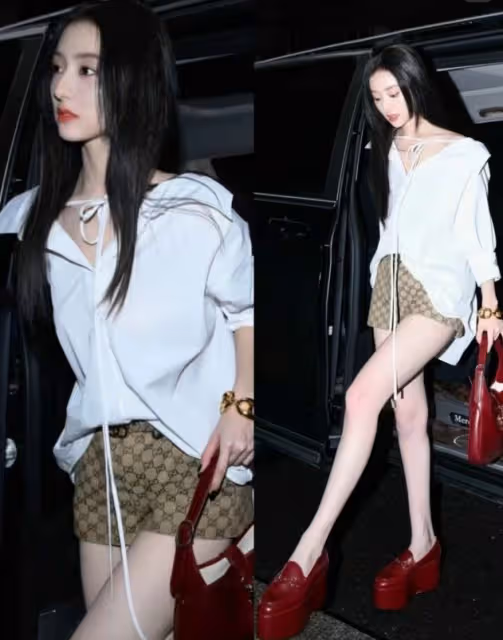 Gucci晚宴生圖：白鹿鞋子難評，女星比例太差，倪妮王楚然救場