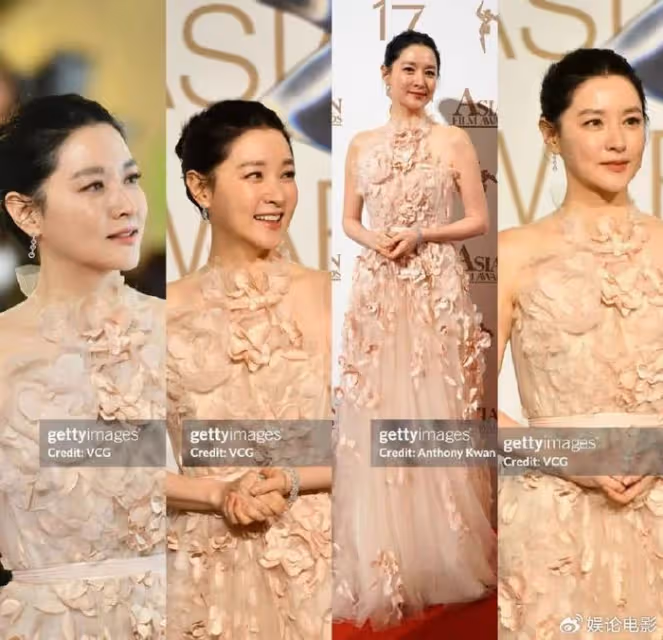 歲月不敗美人,53歲的李英愛撞見58歲的劉嘉玲,劉嘉玲略勝一籌