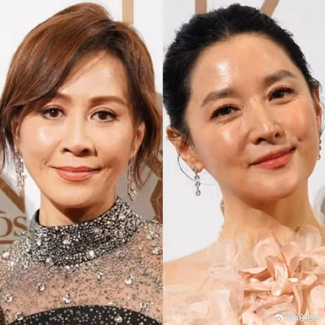 歲月不敗美人,53歲的李英愛撞見58歲的劉嘉玲,劉嘉玲略勝一籌
