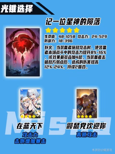 《崩壞：星穹鐵道》2.0四星米沙培養心得