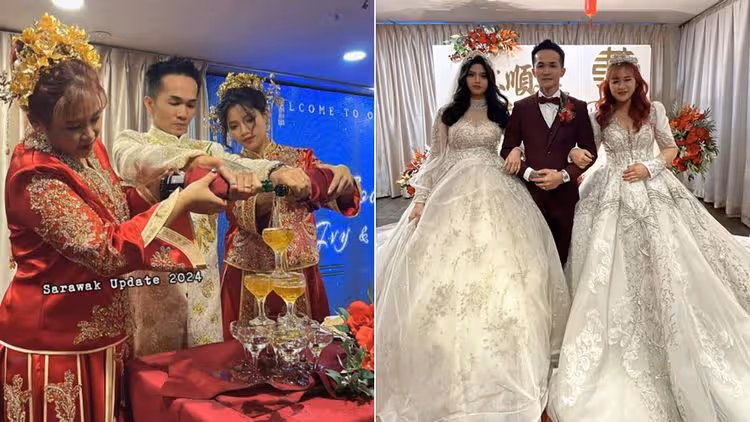 他一場婚禮「同時娶兩新娘」　享齊人之福就靠一家麵店