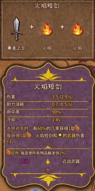 《背包亂斗》火焰魔導士全裝備合成表