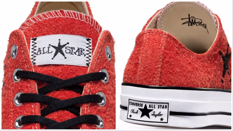 Converse又聯手Stüssy！　最潮麂皮「小紅鞋」鞋櫃必須要有