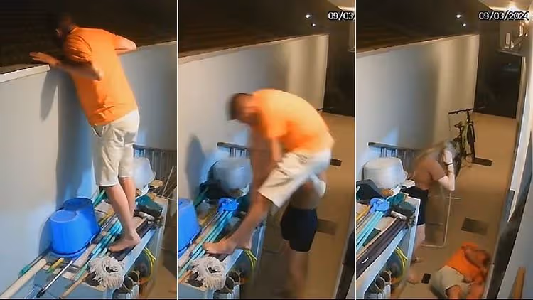 驚悚影片｜探頭找槍聲來源　好奇男被「1槍射臉」死在自家陽台