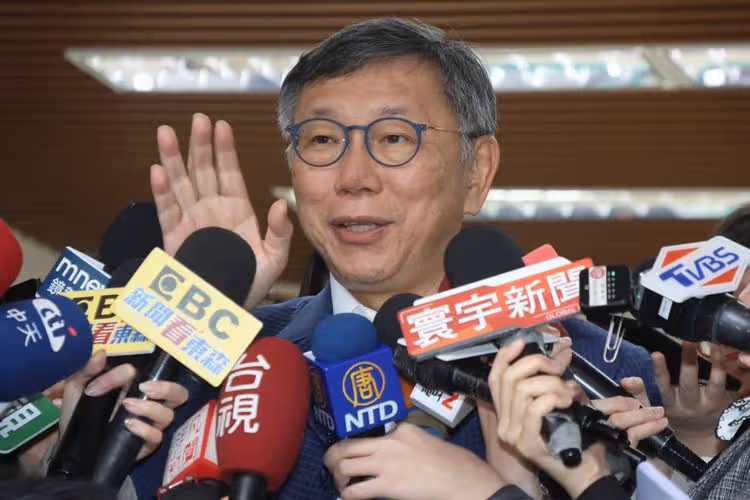 會面蔡英文！柯文哲否認摸頭　被問和賴清德見面表態了