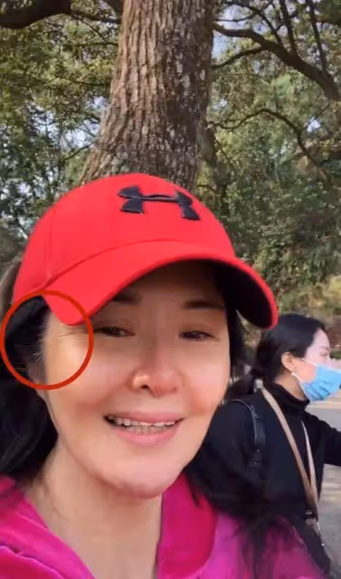 看田珉素顏白髮老年斑都不少,同框宋曉英卻襯成大姑娘,差好多!