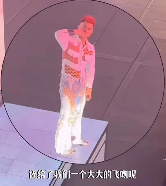 方媛帶全家支持老公演唱會，倆女兒全程跟唱，郭富城給妻女送飛吻