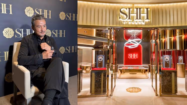 李銘順戴千萬帥錶忐忑挺SHH頂級概念店　笑稱像抱棟房子在走