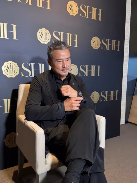 李銘順戴千萬帥錶忐忑挺SHH頂級概念店　笑稱像抱棟房子在走