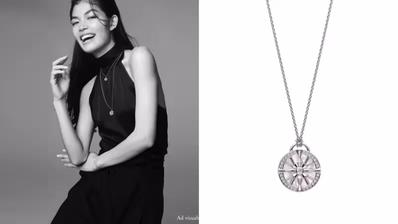 MIKIMOTO珍珠母貝造「矢車」幸運符　TASAKI剖面珍珠鑲金添閃耀