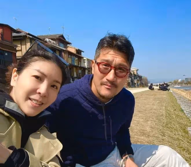 許茹芸與韓國老公慶生照曝光,網友:女神依舊,老公卻有一點顯老