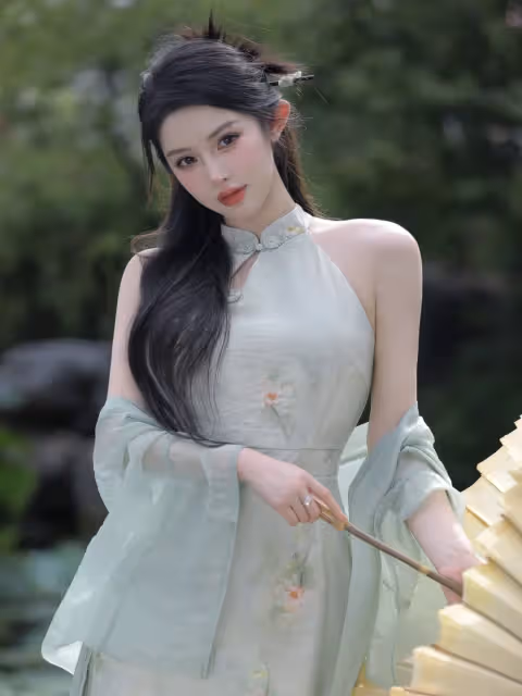 御姐穿搭NO.10丨"揭秘!長腿御姐的秘密武器:新中式旗袍,你敢嘗試嗎?