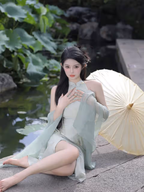 御姐穿搭NO.10丨"揭秘!長腿御姐的秘密武器:新中式旗袍,你敢嘗試嗎?