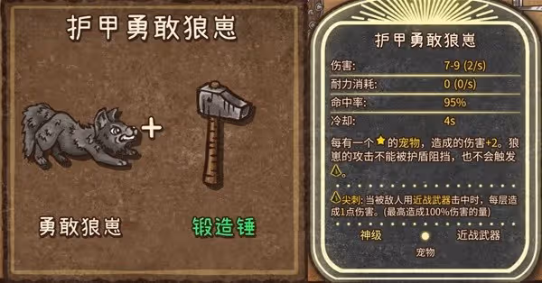 《背包亂斗》狂戰士全裝備合成表