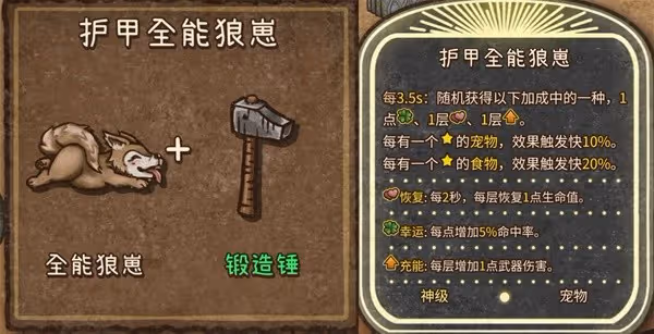 《背包亂斗》狂戰士全裝備合成表