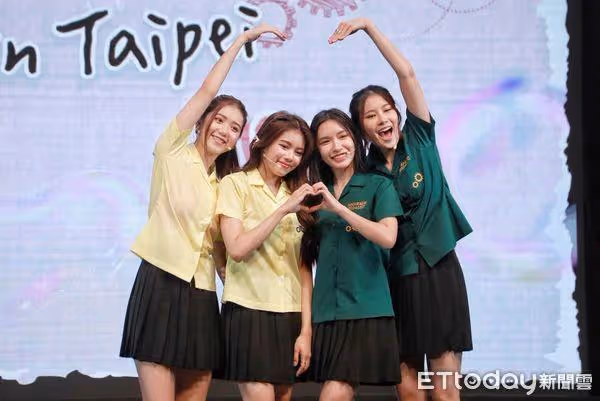 GL泰劇《學姐》4主角來台穿北一女、景美製服!跳〈愛你〉、親額頭嗨翻全場