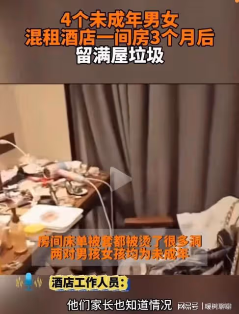 離譜至極！4名未成年2男2女混住3個月，現場不堪入目，家長在哪裡