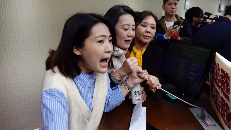 吳思瑤被陳玉珍熊抱架離質詢台！委屈喊「好想吐」　挨酸：不演八點檔太可惜