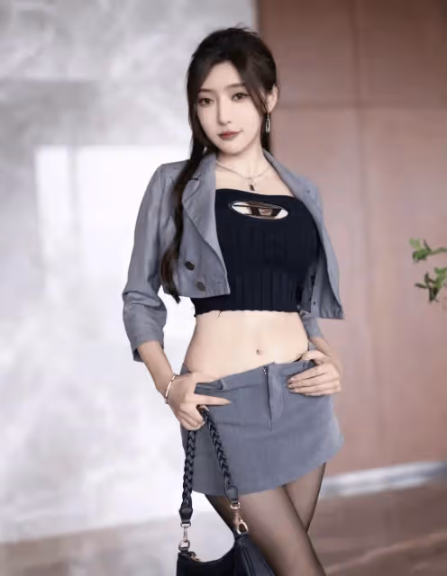 打破常規,盡顯風采,絲襪搭配包臀裙,顛覆你對職場時尚的認知