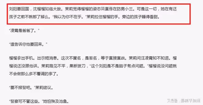 電視劇《小日子》原著，表哥汪凌霄破壞弟弟的婚姻，藏著三大秘密