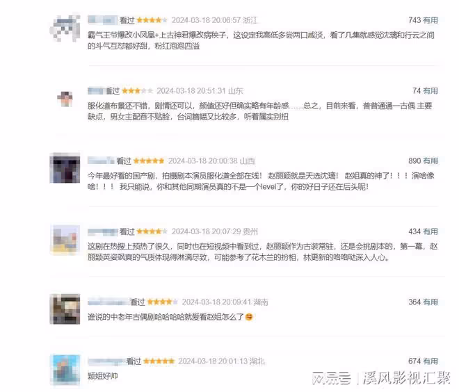 與鳳行:首播數據大爆,登頂收視率榜首,趙麗穎絕美,林更新回春