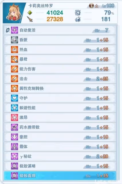 《碧藍幻想：Relink》卡莉奧絲特羅因子推薦