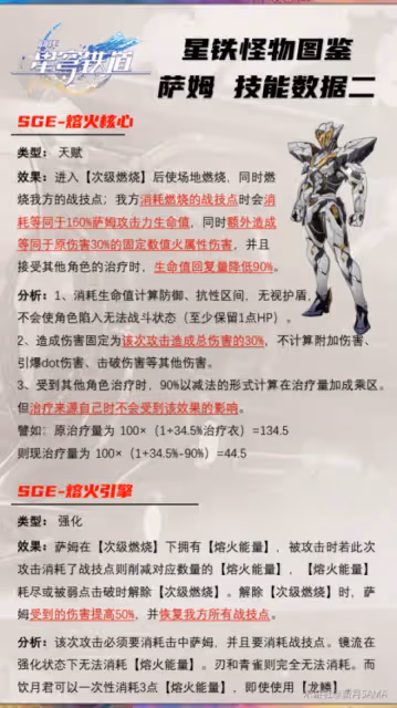 【崩壞:星穹鐵道】強敵征討!星核獵手-薩姆屬性及機制分析!