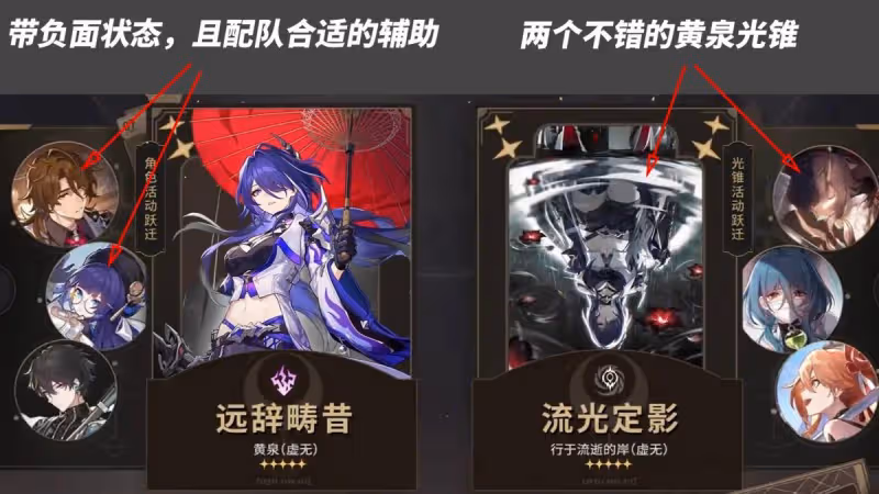 黃泉光錐分析｜平替推薦，其他虛無泛用性分析