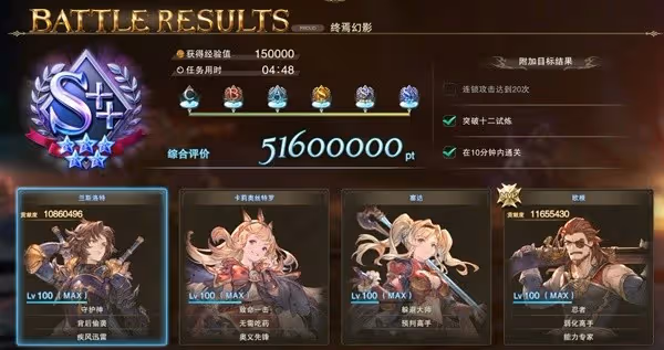 《碧藍幻想:Relink》路西法副本最佳陣容