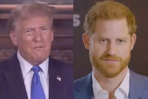 特朗普聲稱,當選總統後,會考慮驅逐吸毒的哈里王子