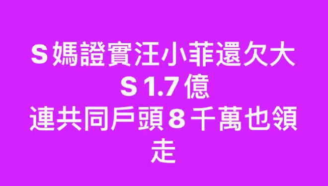 張蘭放大招!曝大S曾報假帳,還涉「重婚罪」,恐擔刑事責任!