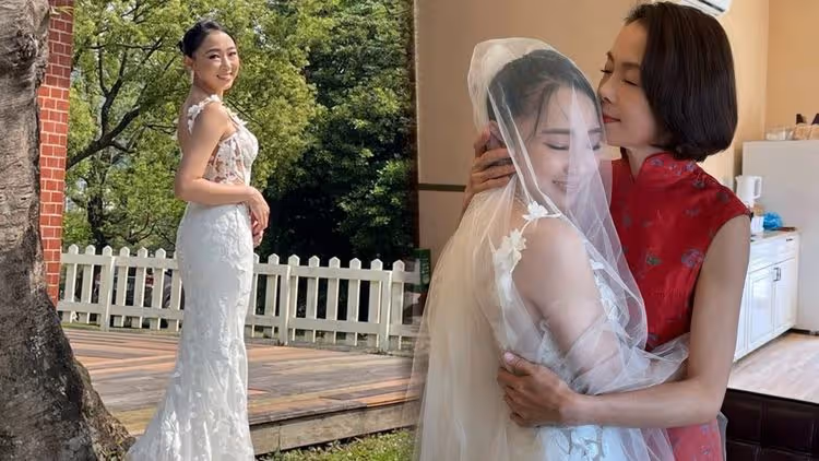 影后嫁女淚崩！柯淑勤陽明山受新人三叩首　叮囑女婿「好好牽她的手」