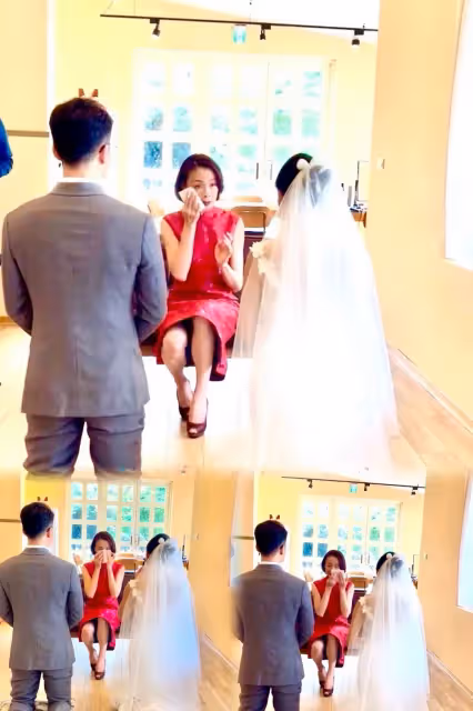 影后嫁女淚崩！柯淑勤陽明山受新人三叩首　叮囑女婿「好好牽她的手」