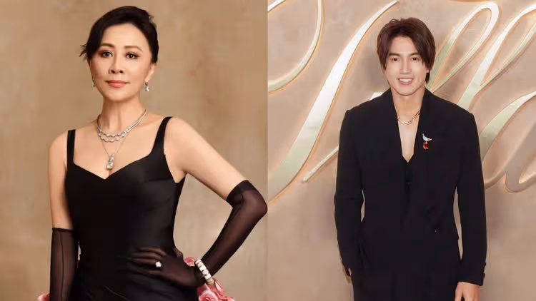 劉嘉玲穿台灣禮服露美背　言承旭「肌情」賞Tiffany時尚鳥