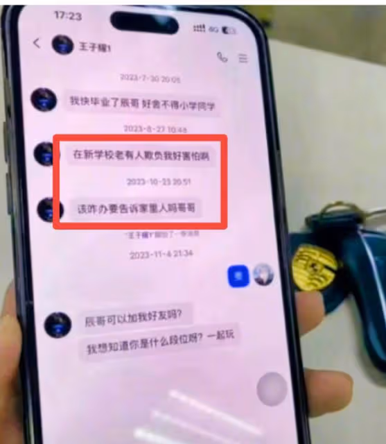 王子耀聊天記錄曝光,兇手指認現場嚇得喊媽,是獨子,案件新進展