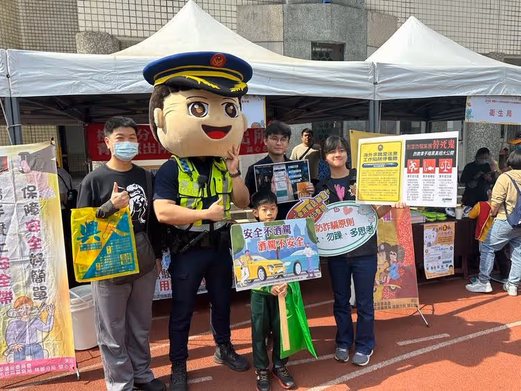 慶祝兒童節　桃警攜手教育局宣導反詐及交通安全