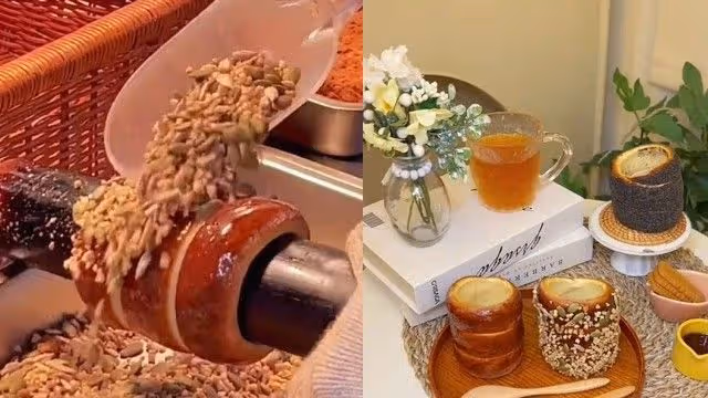 超香！樂華夜市必買煙囪捲　專屬配方還能客製化
