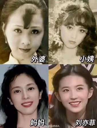 劉亦菲罕同框表姊!「秀氣五官+凍齡瓜子臉」網驚呼:好看的基因