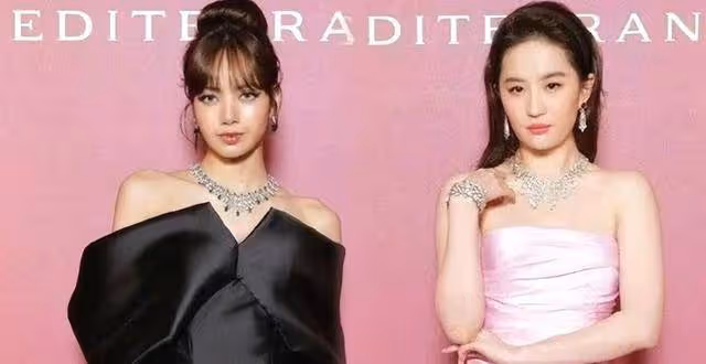 劉亦菲與Lisa同框,神仙姐姐「來上班」,Lisa眼神不簡單